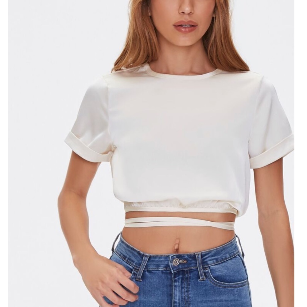 Forever 21 Wraparound Crop Top